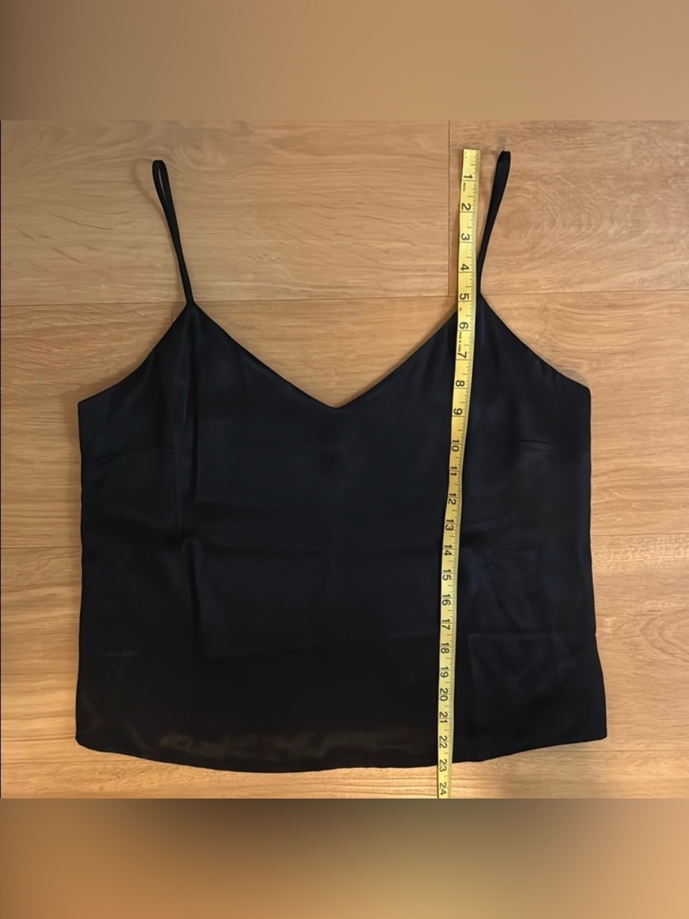 NEW Rails Paulo Top in Black | Luxe Tank Top V-neck Tank Cami | Size Large L - Picture 9 of 16